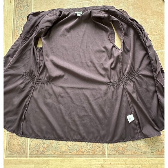 Converse‎ One Star Tuxedo Ruffle  Blouse Women size s - Picture 3 of 6